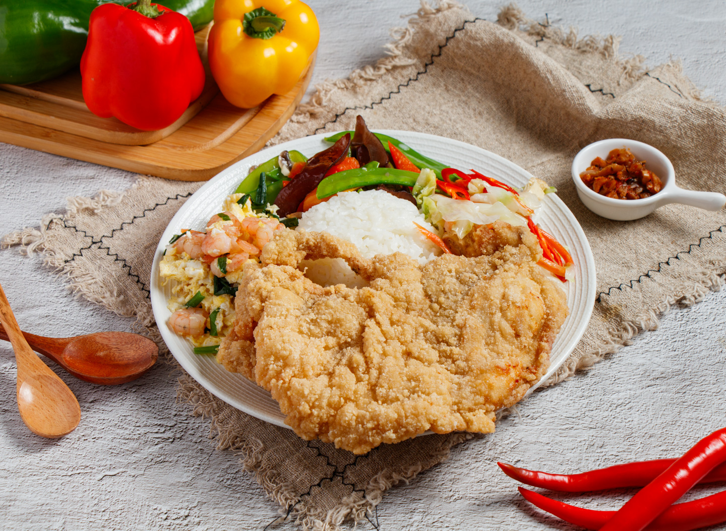 豪大雞排飯